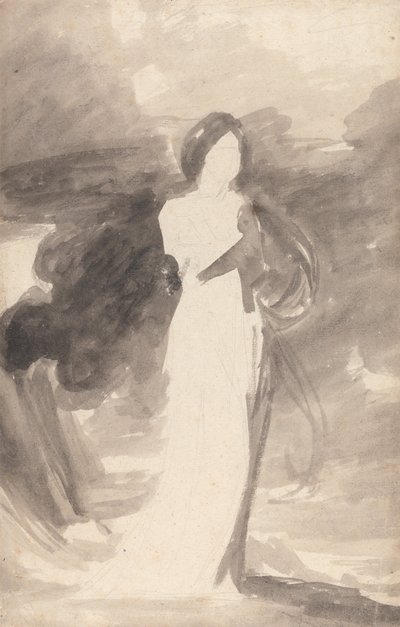 Study of a Lady Standing by George Romney